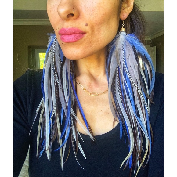 Owlita inspired feather earrings